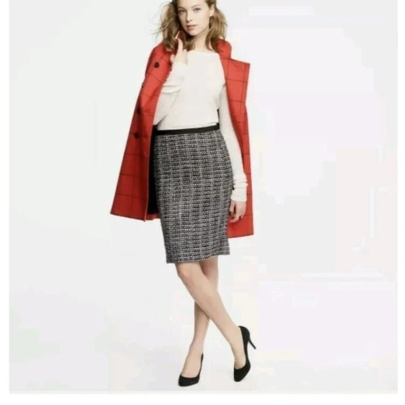 J.Crew No. 2 Pencil Skirt in Midnight Tweed Knit - Picture 2 of 10